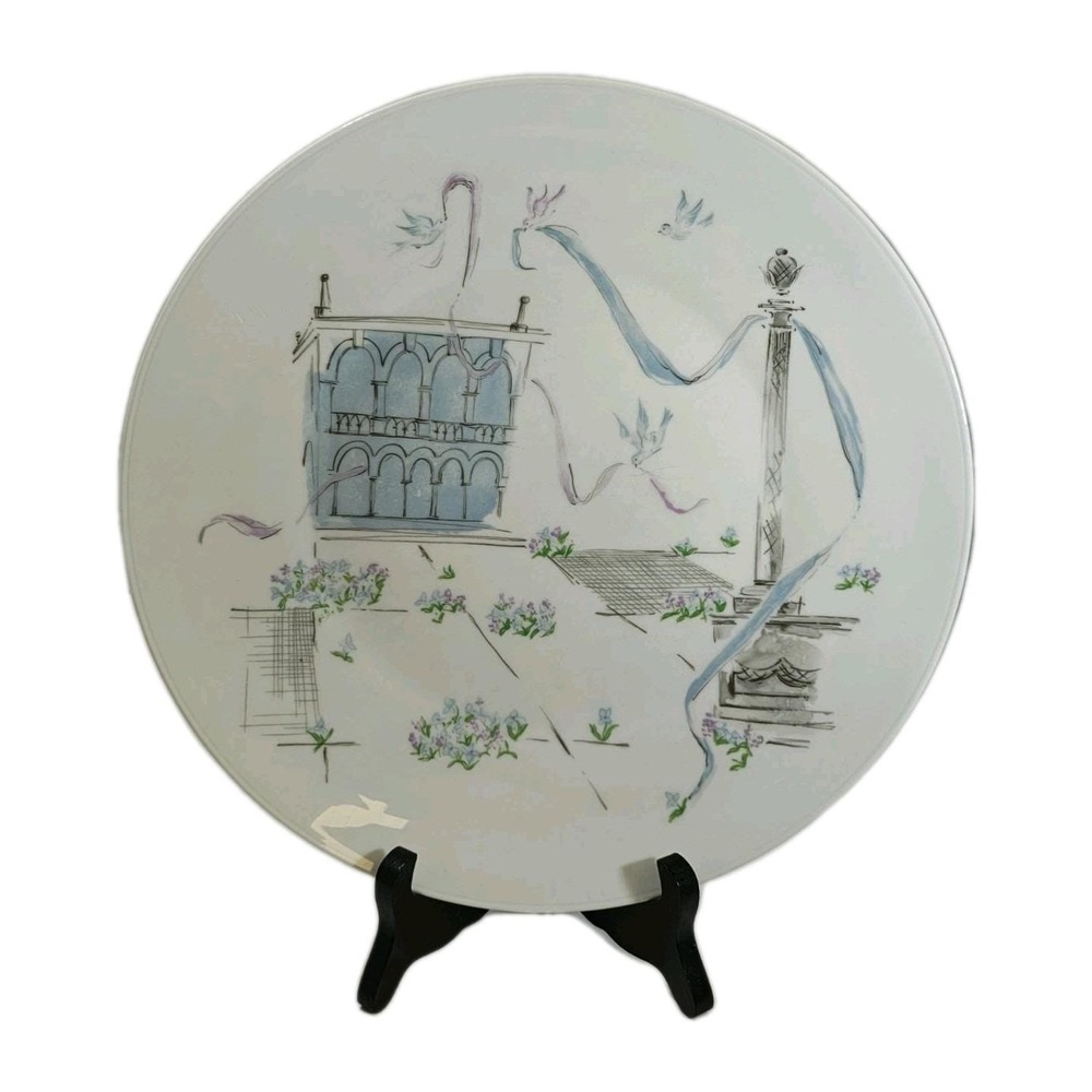 Rosenthal Raymond Loewy Continental Plaza Chop Plate Platter 12.25" Germany MCM